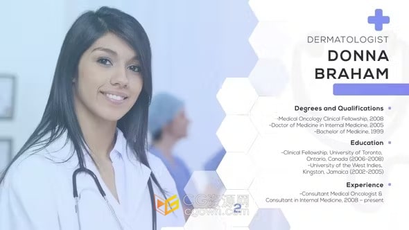 AE模板-现代医院保健医学健康医疗中心宣传幻灯片