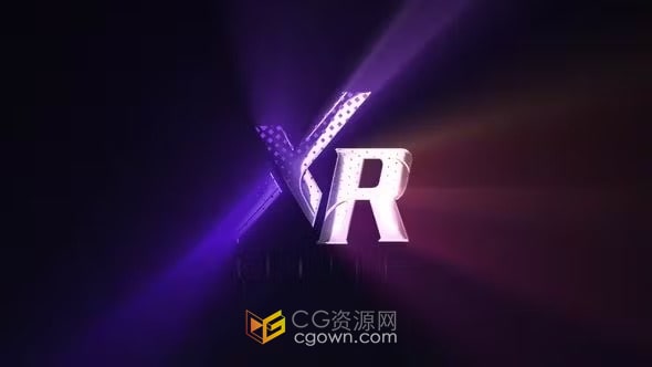 PR模板-光洁明亮标志动画Gleam Logo Reveal