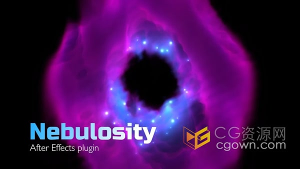 Nebulosity v1.2.0 AE插件星云烟雾三维体积生成器