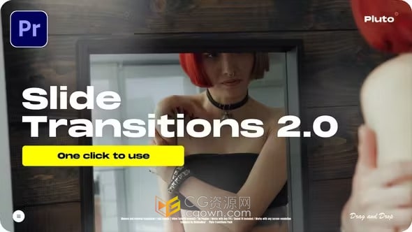 免费下载PR模板幻灯片过渡Slide Transitions 2
