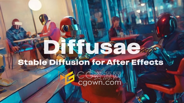 Diffusae v1.2.1 AE插件AI人工智能生成个性化视频效果