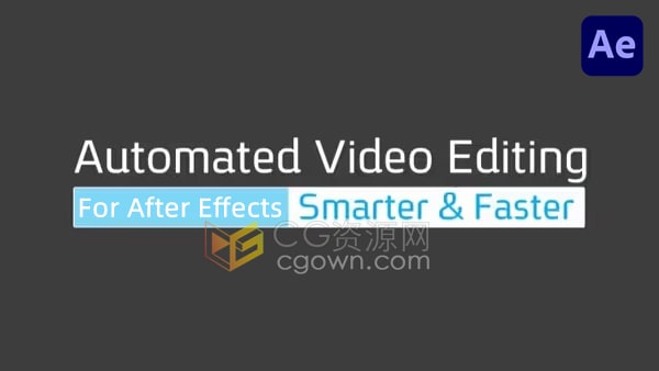 AE脚本Automated Video Editing v1.12根据音频节奏自动剪辑视频