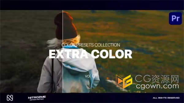 PR模板-时尚视频制作专业电影调色Extra Color LUT Collection Vol. 01