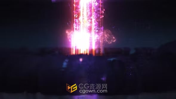 震撼強(qiáng)大能量閃電沖擊波視覺(jué)特效LOGO揭示-AE模板