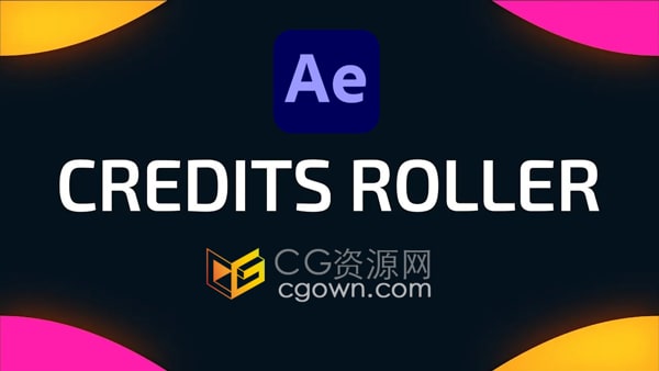 AE脚本Credits Roller v1.2.1快速生成电影片尾字幕动画