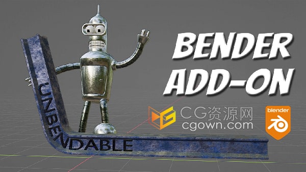 Bender v1.2.1 Blender插件弯曲几何体模型工具