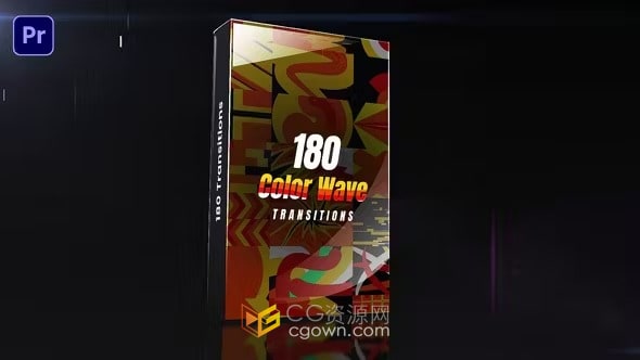 PR模板-流行彩色波浪過渡Color Wave Transitions