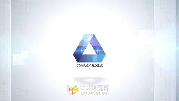 发光闪闪明亮公司LOGO视频片头AE模板下载