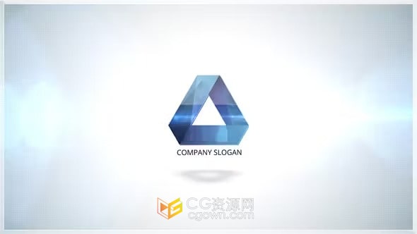 翻轉(zhuǎn)標(biāo)志動畫明亮視頻片頭制作AE模板下載