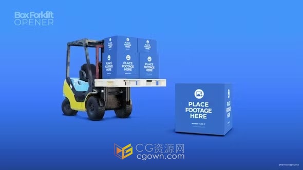 AE模板-叉车动画3D立体纸箱盒子展示工厂营销广告片头-CG资源网 AE模板-叉车动画3D立体纸箱盒子展示工厂营销广告片头