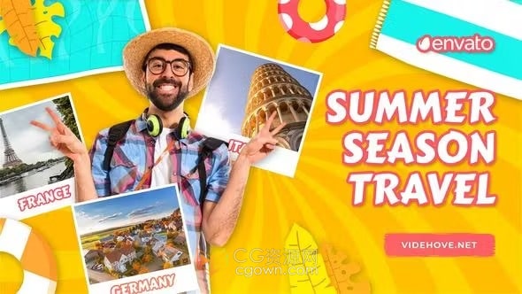 PR模板-旅游博主推薦五彩繽紛夏季旅游景點介紹