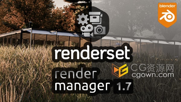 Blender插件Renderset Pro v1.8.0渲染管理器插件