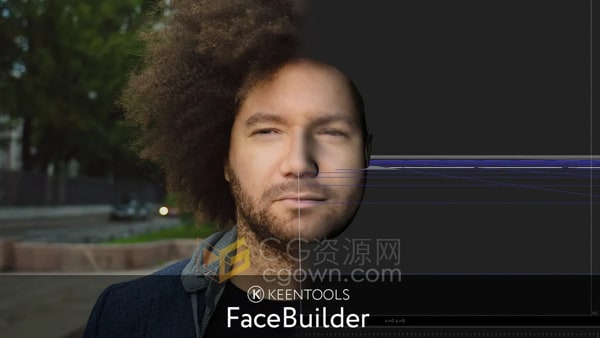 Nuke插件FaceBuilder v2023.4.3照片转人脸头部3D模型工具