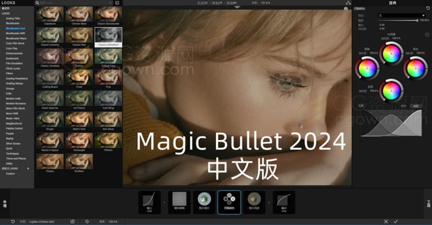 官网中文版本Magic Bullet Suite 2024.0红巨星调色AE/PR插件