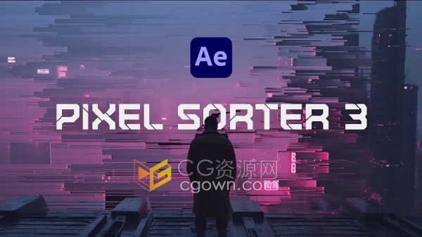 AE/PR插件Pixel Sorter v3.0.0像素拉伸撕裂分离特效工具
