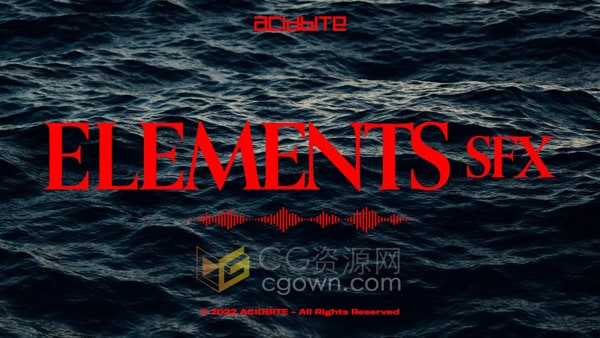 Elements SFX 音效素材147组大自然元素环境氛围无损音效