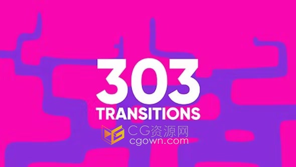 303種卡通過渡轉(zhuǎn)場元素免費(fèi)下載-AE模板
