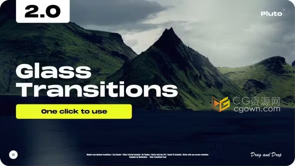 AE模板-画中画移动切换转场Glass Transitions 2.0