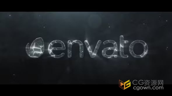 石頭標(biāo)題擠壓裂縫動(dòng)畫史詩氛圍電影游戲預(yù)告片-AE模板