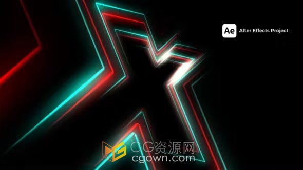 AE模板-动态缩放变焦标志动画Dynamic Zoom Logo Reveal