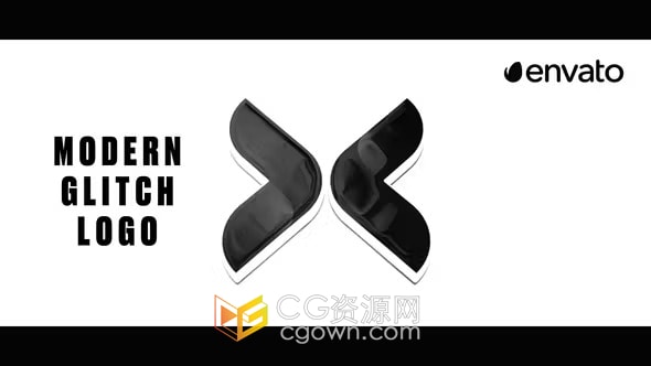 AE模板-閃屏效果現(xiàn)代故障標(biāo)志粒子動畫LOGO片頭