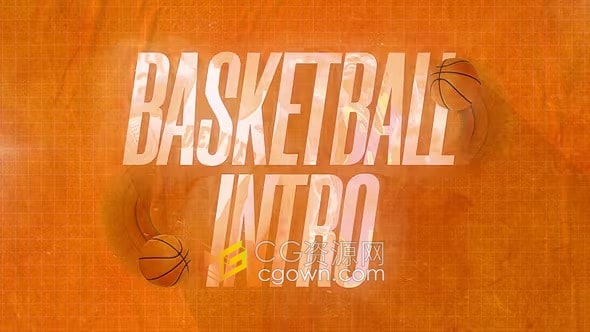 AE模板-运动员介绍篮球揭幕战体育赛事训练预告片