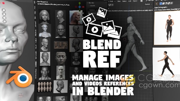 Blender插件BlendRef v1.1多功能建模工具