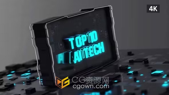 十大人工智能企业Ai技术品牌TOP10介绍视频-AE模板下载