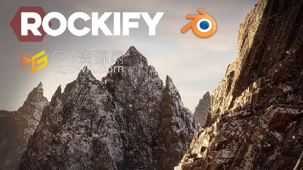 Blender插件Rockify V1.3.0石头生成器