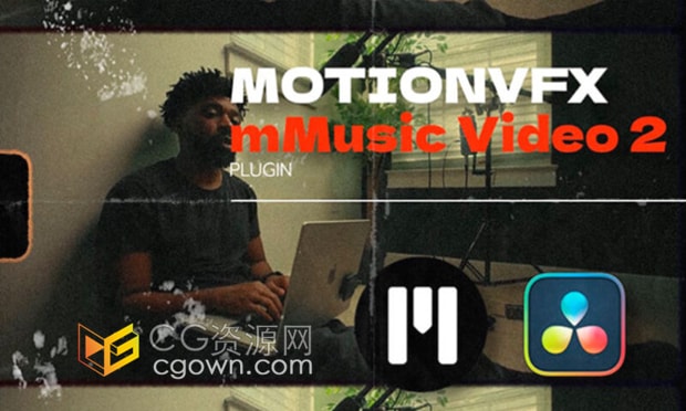 mMusic Video 2 DaVinci达芬奇插件短视频音乐MV宣传视频创作