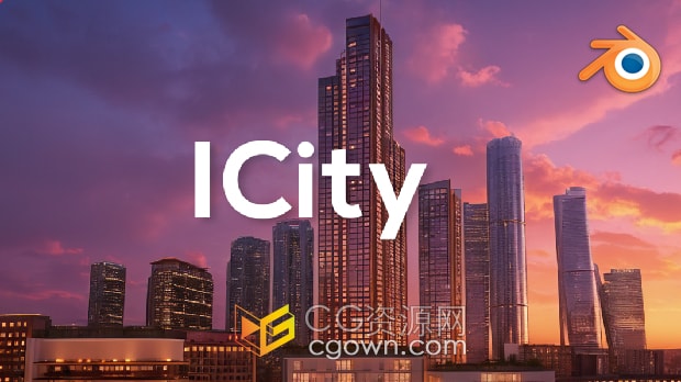Blender插件Icity v1.0.1轻松创建城市景观场景