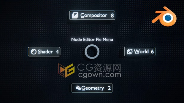 Blender插件Node Editor Switcher v1.0.3节点编辑器切换器