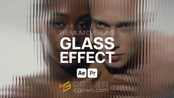 AE&PR模板下载实用高级叠加玻璃效果Premium Overlays Glass Effect
