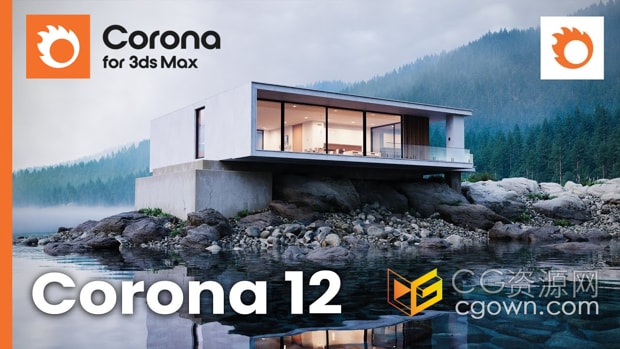 3ds Max插件Corona Renderer 12实时交互渲染器支持2016-2025版本