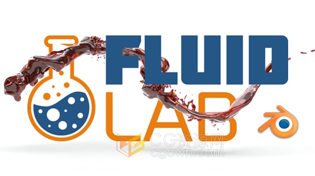 Blender 4.1插件Fluidlab V1.0.0模拟流体液体特效