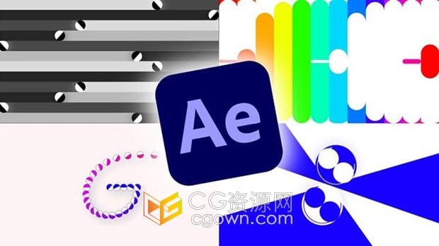 AE教程-学习创建制作无缝循环MG动画视频教程
