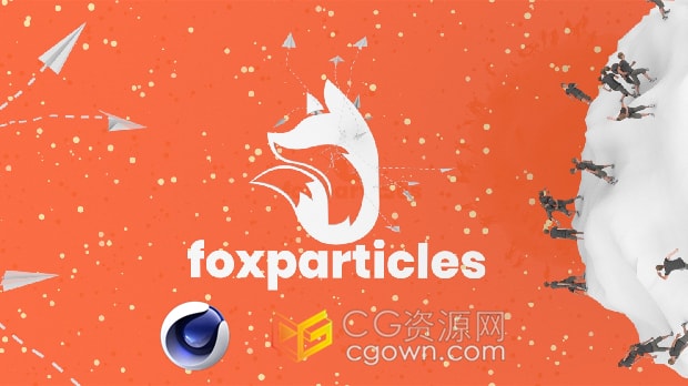 C4D粒子特效模拟插件Fox Particles 3.0 Cinema 4D R21 -2025