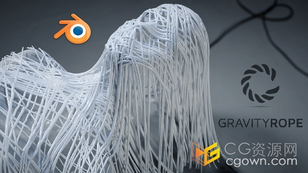 Blender插件Gravity Rope v4.2.0绳索绳子模拟