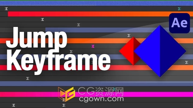 AE脚本Jump Keyframe v1.3动画关键帧编辑工具