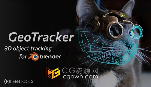 Blender插件KeenTools GeoTracker 2024.3.0专业对象跟踪工具