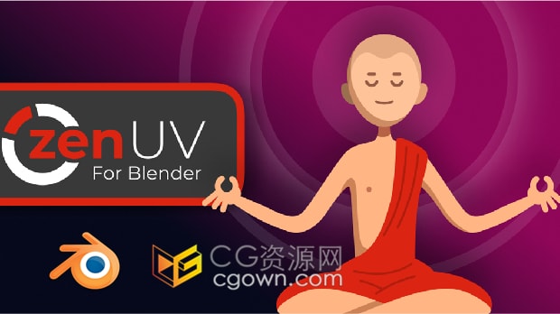 Blender插件Zen UV v4.5.1.0模型快速创建UV工具