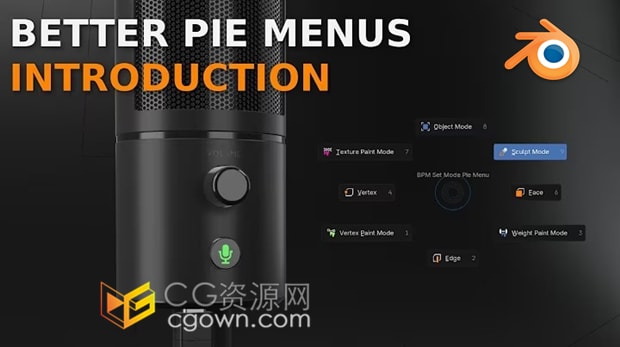 Blender插件Better Pie Menus V0.2.0智能弹出式菜单