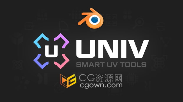 Blender插件UniV Pro V3.3.6智能UV工具编辑器