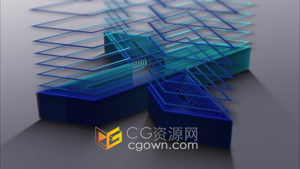 現(xiàn)代科技感l(wèi)ogo輪廓疊加企業(yè)品牌標(biāo)志動(dòng)畫(huà)-AE模板