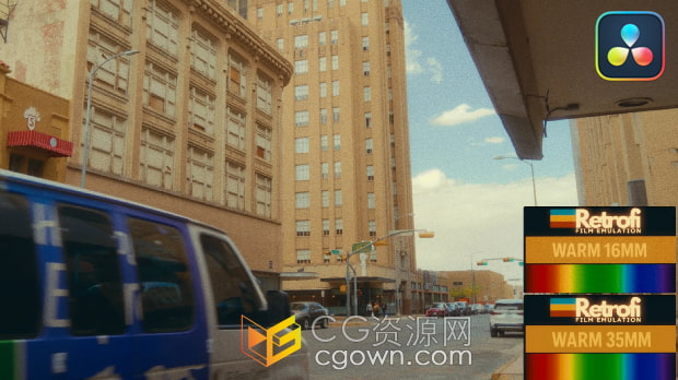 9种模拟电影胶片效果DR预设DaVinci Resolve Studio .drx文件