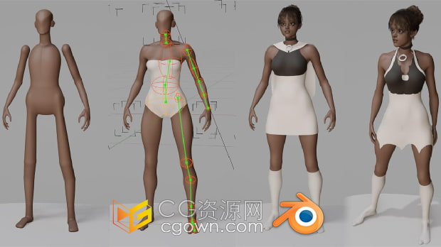 Blender 4.4插件Blob Fusion v1.6.4角色/生物建模工具-CG资源网 Blender 4.4插件Blob Fusion v1.6.4角色/生物建模工具