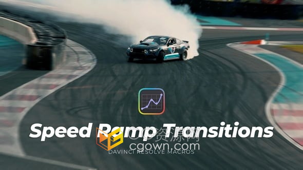 达芬奇插件-10种视频变速效果转场加速减速动画Speed Ramp Transitions