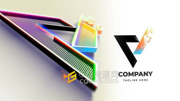 AE模板-实用简约LOGO动画社交媒体宣传必不可少的品牌标志片头