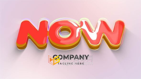 AE模板-快速品牌轮廓生成公司标识标志LOGO动画