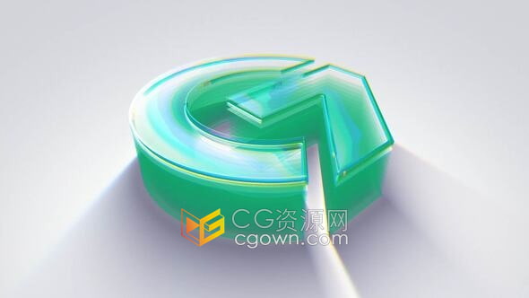 液态玻璃效果演绎LOGO动画企业宣传视频片头-AE模板